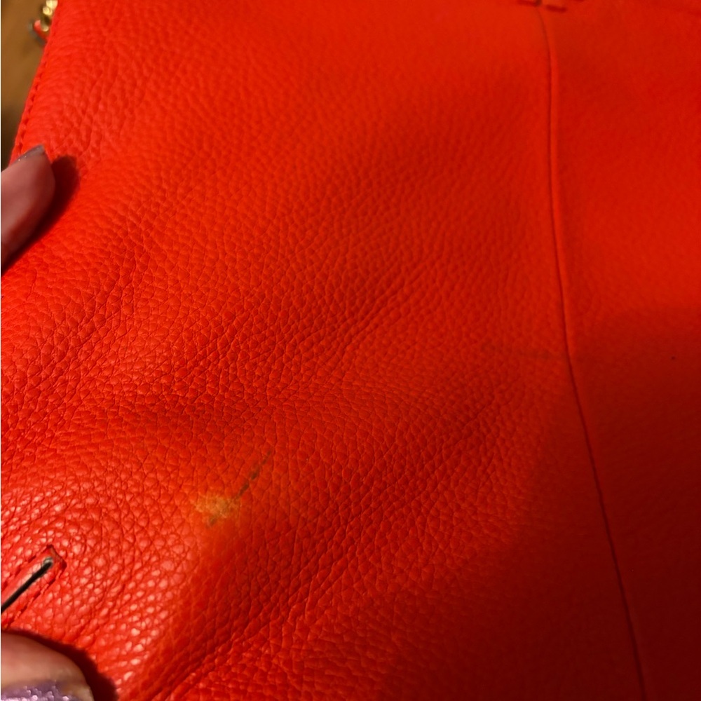 Tory Burch Red Expanding Crossbody/Messenger Bag - Please Read Description - Picture 6 of 9